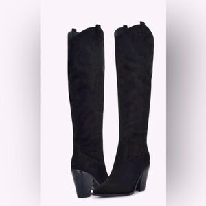 Nine West Kliva 2 Knee High Suede Boots Size 6
